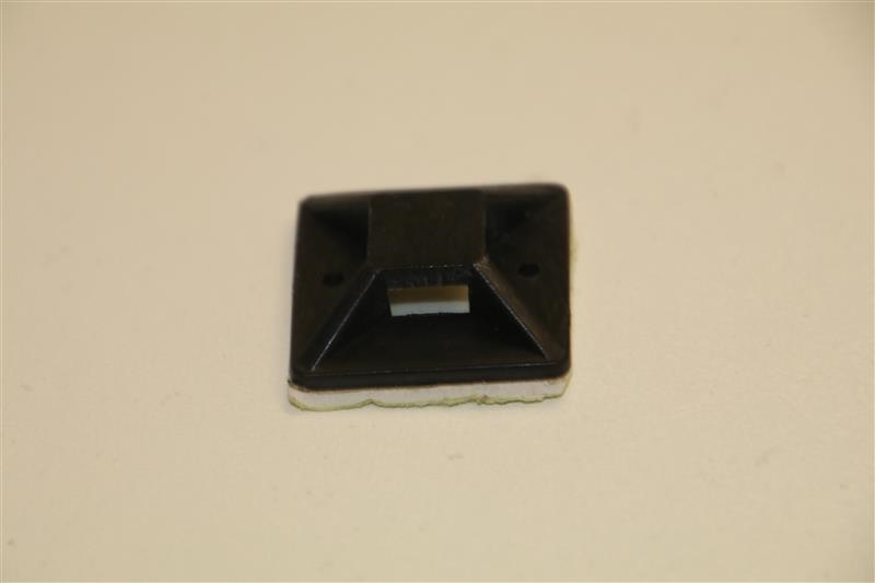 Fixing for cable ties 4.8 Black