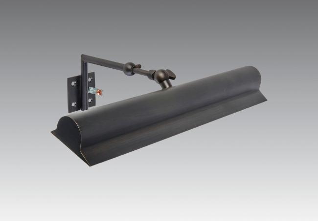 Schilderijverlichting in gesatineerd Messing