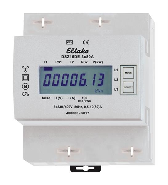 Three - phase energy meter, without approval