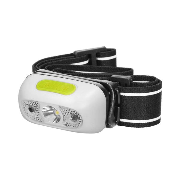 Lampe frontale Led avec interrupteur sans contact et chargeur USB 5W, 230lm, 1200mAh Li - ion, tête
