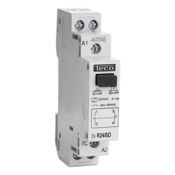 Installatierelais 24Vac 20A 1 NO + 1NG