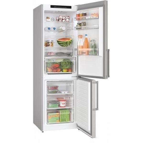 Réfrigérateur - pose-libre Serie 4 bottom-freezer NoFrost réfrig. VitaFresh 218 l, surg. 103 l****,