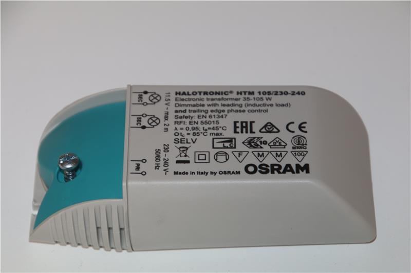 Osram transfo halotronic mouse HTM 105W / 230 - 240V 110 x 55 x 35mm