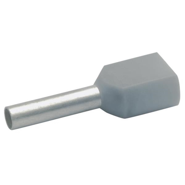 Douille isolée 2 x 0.75² 8mm