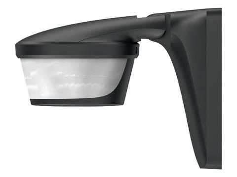 Détecteur de mouvement extérieur Noir apparent 300° 1 canal 16m IP55 600W Led
