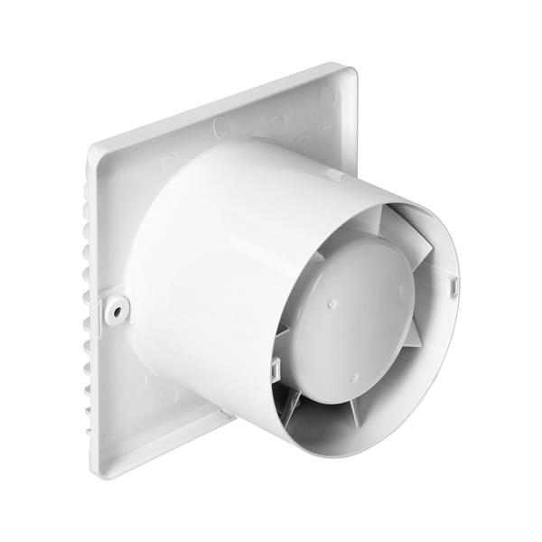 Bathroom fan 100mm, surface - mounted with timer