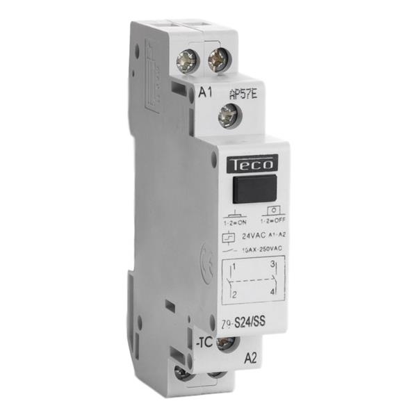 Impulsrelais 24Vac 16A 2 NO