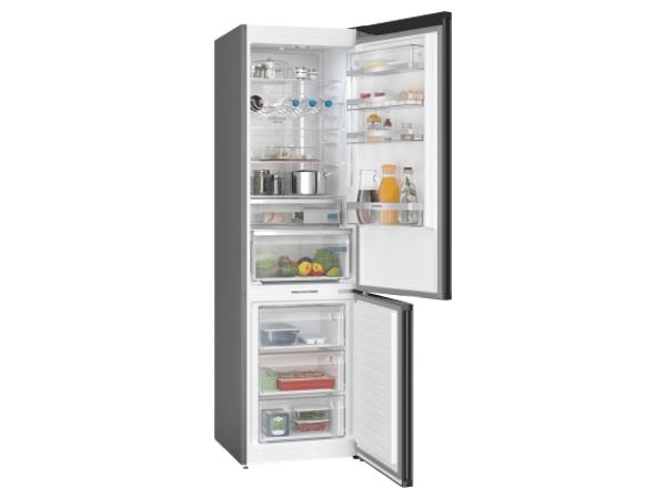 Koelkast - vrijstaand HC - iQ500 combi-bottom noFrost HC via WiFi, koelk. hyperFresh 260 l, diepvr.
