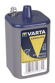Blockbatterij 6V 4R25 9000mAh lengte 67mm breedte 67mm hoogte 97.5mm