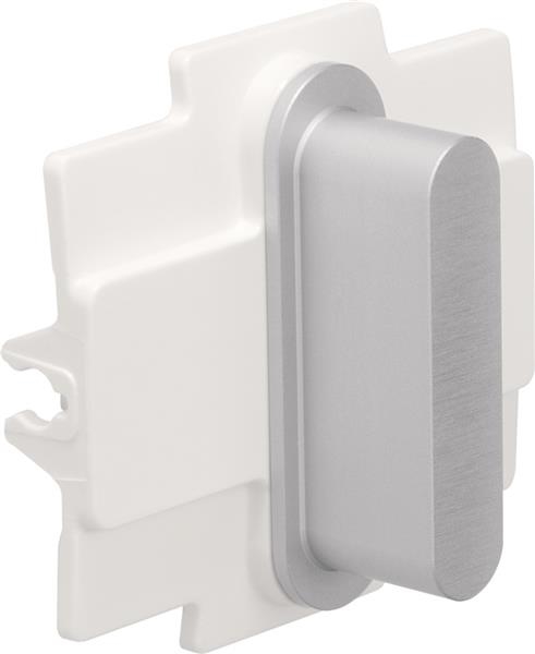 Niko rocker pour des fonctions d'interrupteur simple, Aluminium Gris