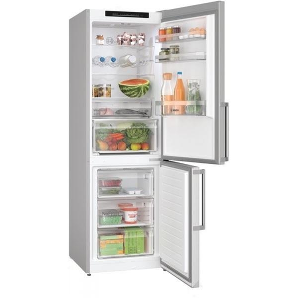 Réfrigérateur - pose-libre Serie 4 bottom-freezer NoFrost réfrig. VitaFresh 218 l, surg. 103 l****,