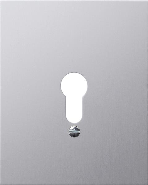 Plaque sans symbole apparent protection eau Aluminium