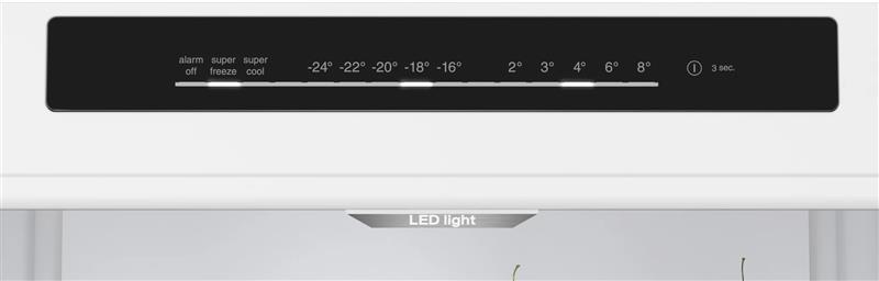 Koelkast - vrijstaand Serie 4 bottom-freezer NoFrost koelk. VitaFresh 260 l, diepvr. 103 l****, vert
