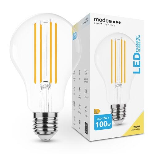 Lamp Smart lightting Led filament globe A70 12W E27 360° 2700K (1521 lumen)
