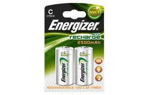 Herlaadbatterijen Ni-Mh - C / LR14 - 2500mAh - Energizer - 1 x 2 stuks