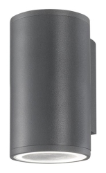Nodus dark Grey Aluminium & glass diffuser Gu10 1 x 35W D: 6.5 W: 10.4 H: 11cm IP54