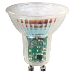 Lampe Led Gu10 en verre dimmable 5.5W 550lm 3000K 38° 175 - 250V