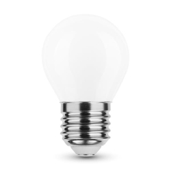 Led filament lamp mat ball - 4W - E27 - 3000K - 470lm - IP20